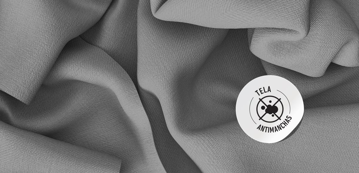 LISO GRIS GABARDINA ANTIMANCHAS