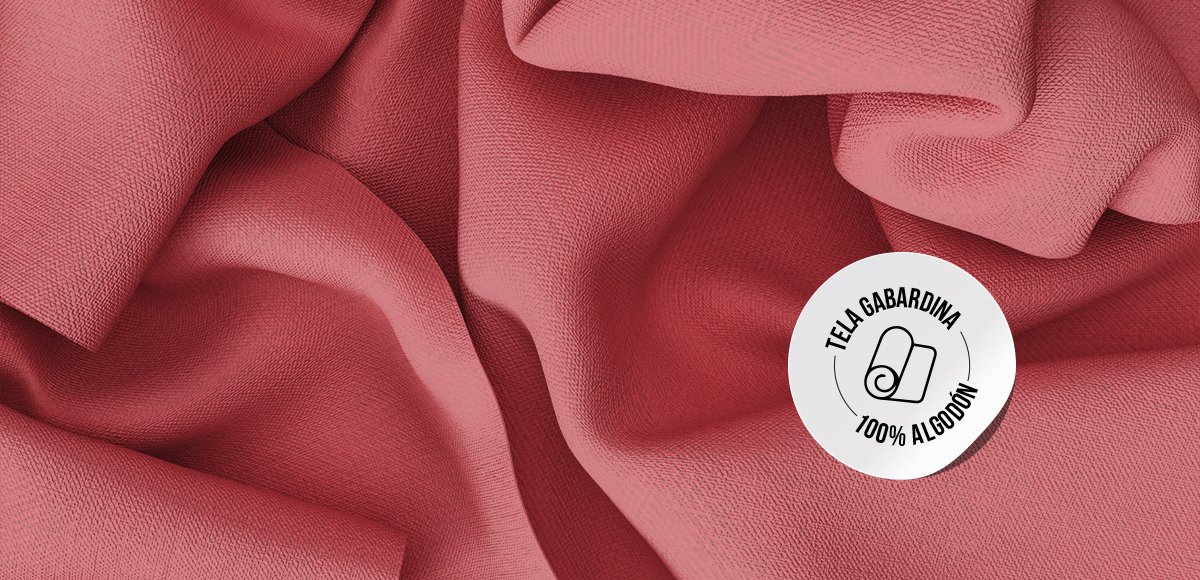 LISO ROJO (GABARDINA)