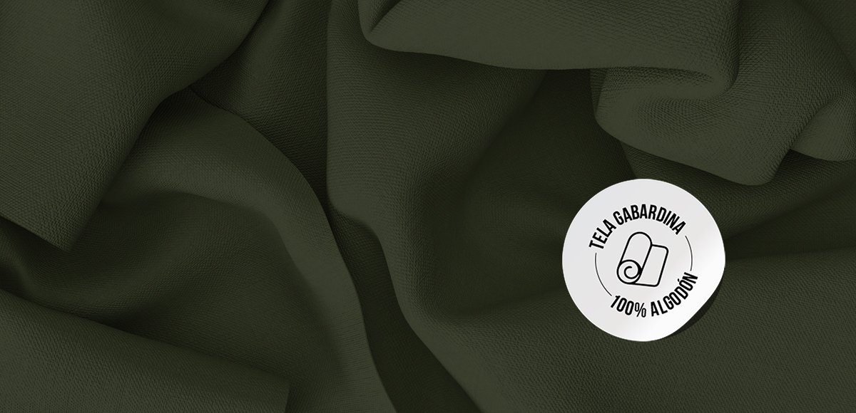 LISO VERDE (GABARDINA)