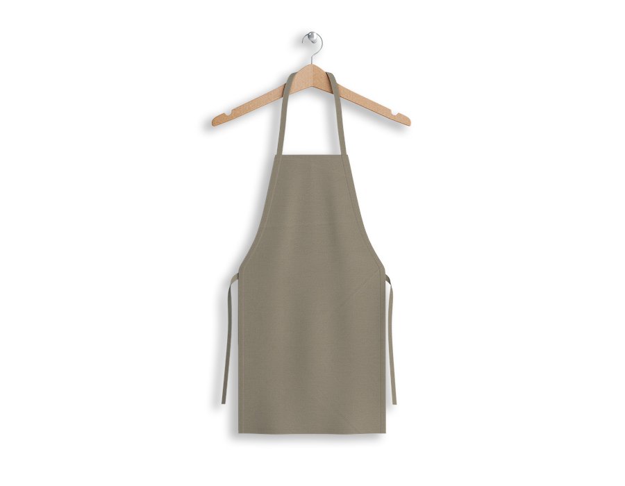 Delantal Cocinero Liso Visón (Gabardina)