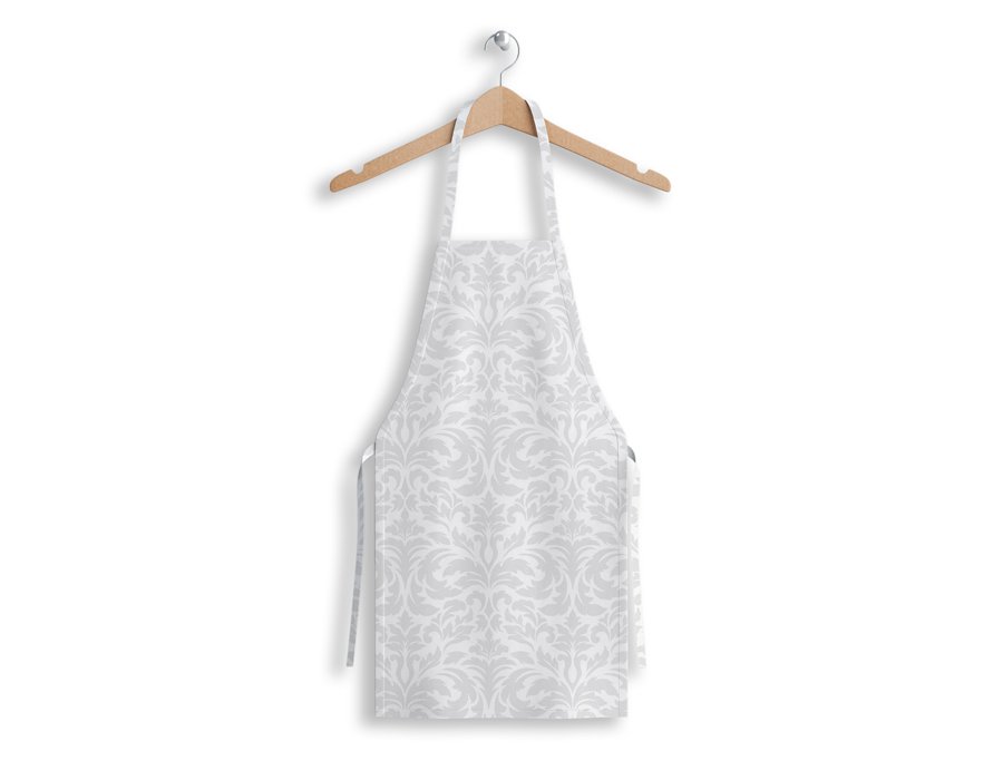 Delantal Cocinero Damasco White Antimanchas