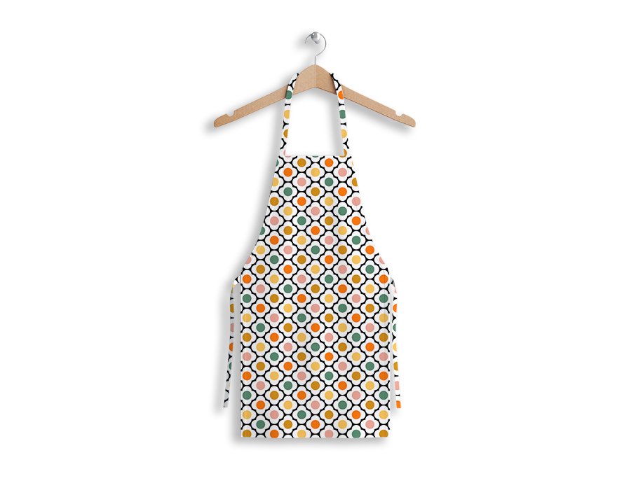 Delantal Cocinero HAPPY MULTI (GABARDINA)