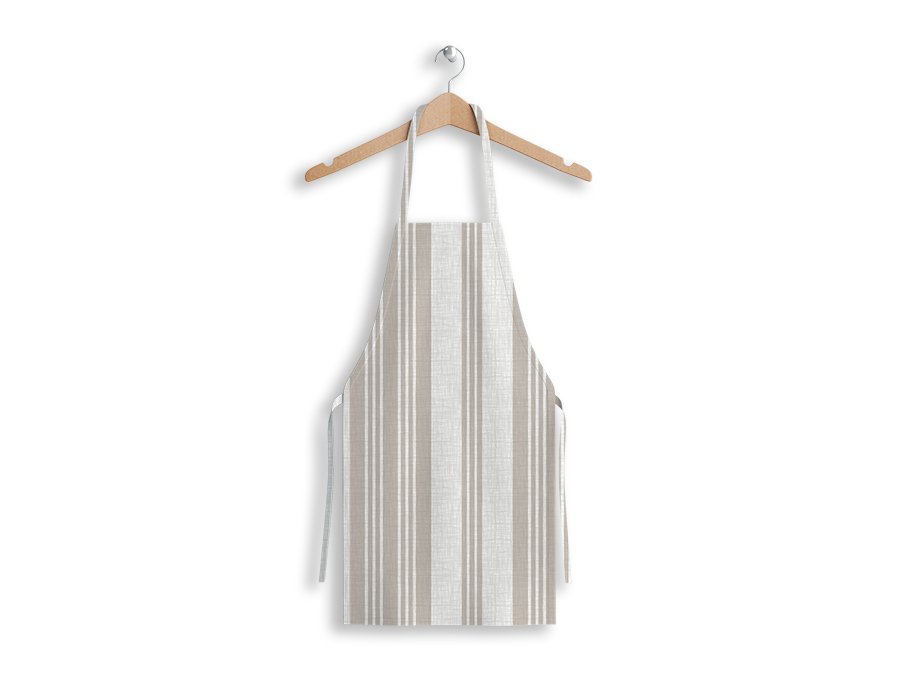 Delantal cocinero Raya Lino Visón (Gabardina)