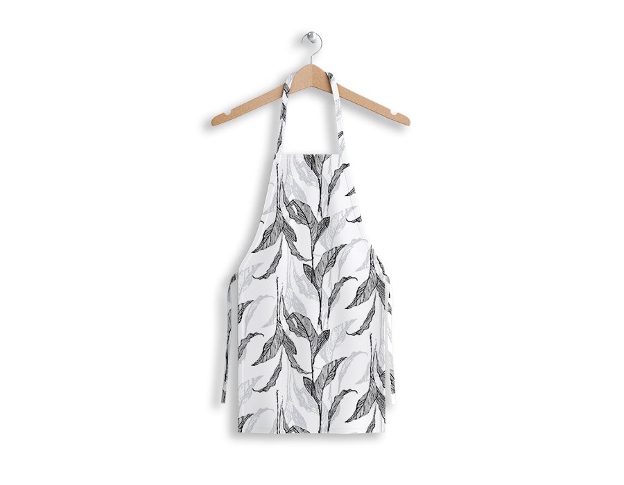 Delantal Cocinero Tropic Black (Gabardina)