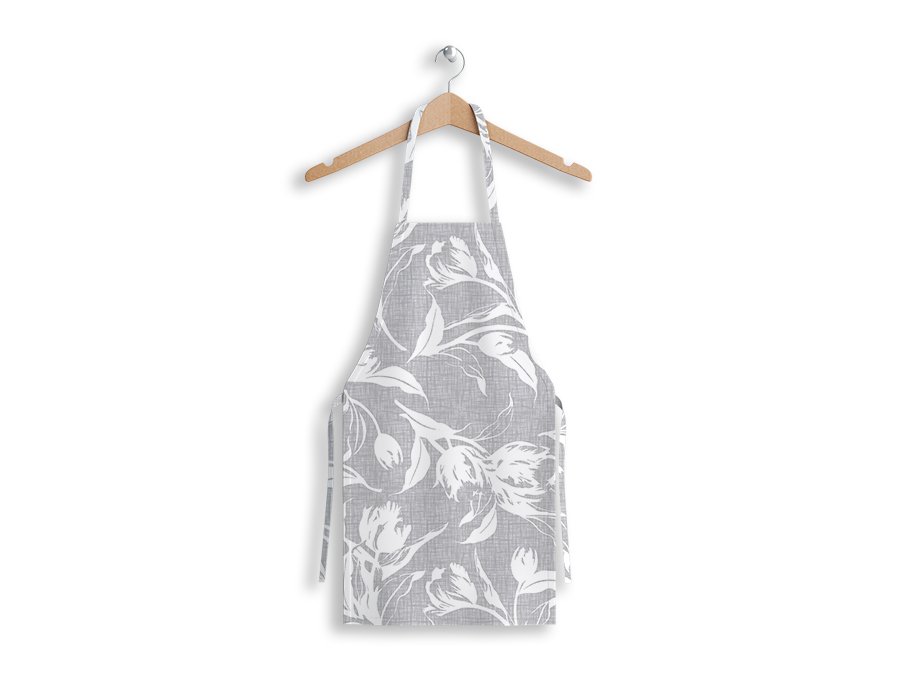 Delantal cocinero Tulipanes Antimanchas