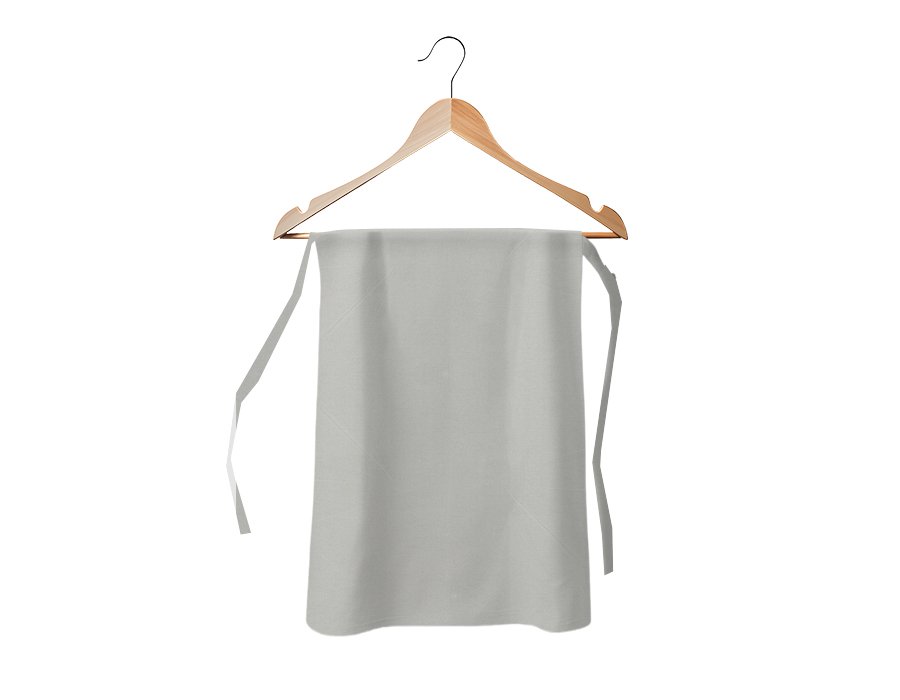 Delantal Cintura LISO NATURAL (GABARDINA)