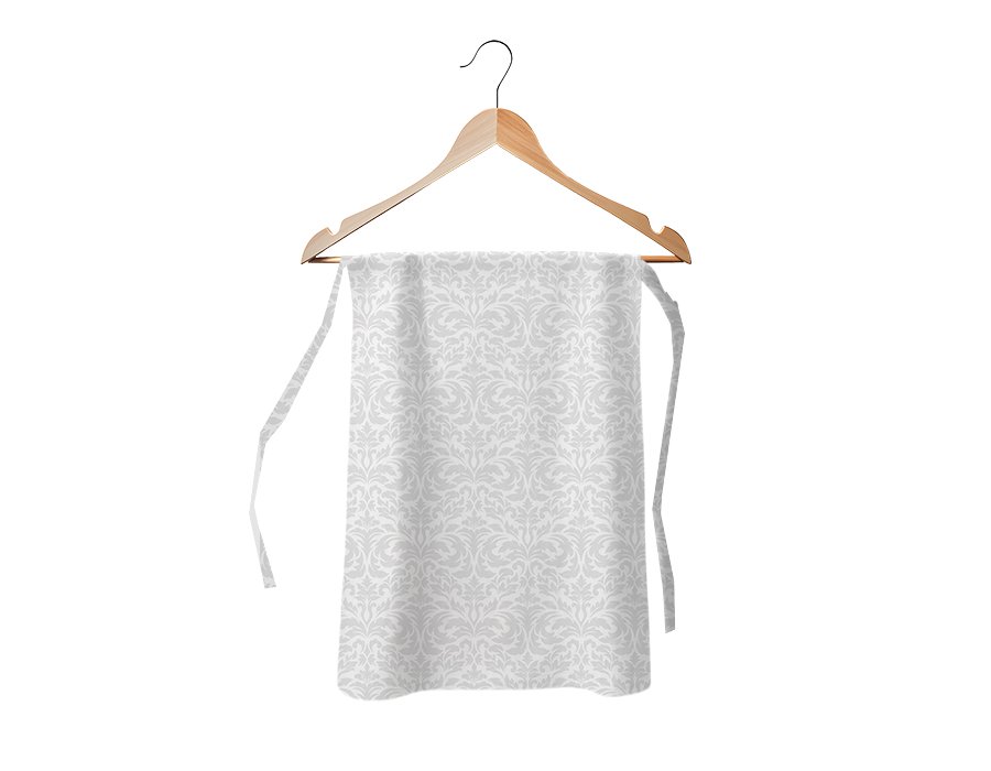 Delantal Cintura Damasco White Antimanchas