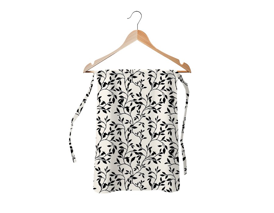 Delantal Cintura BOSCO BLACK (GABARDINA)