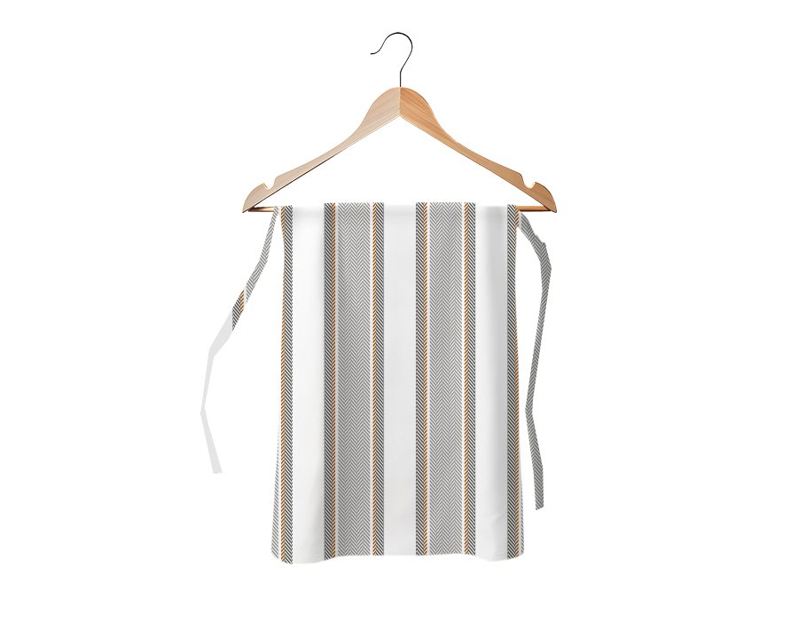 Delantal Cintura Espigas (Lino Viscosa)