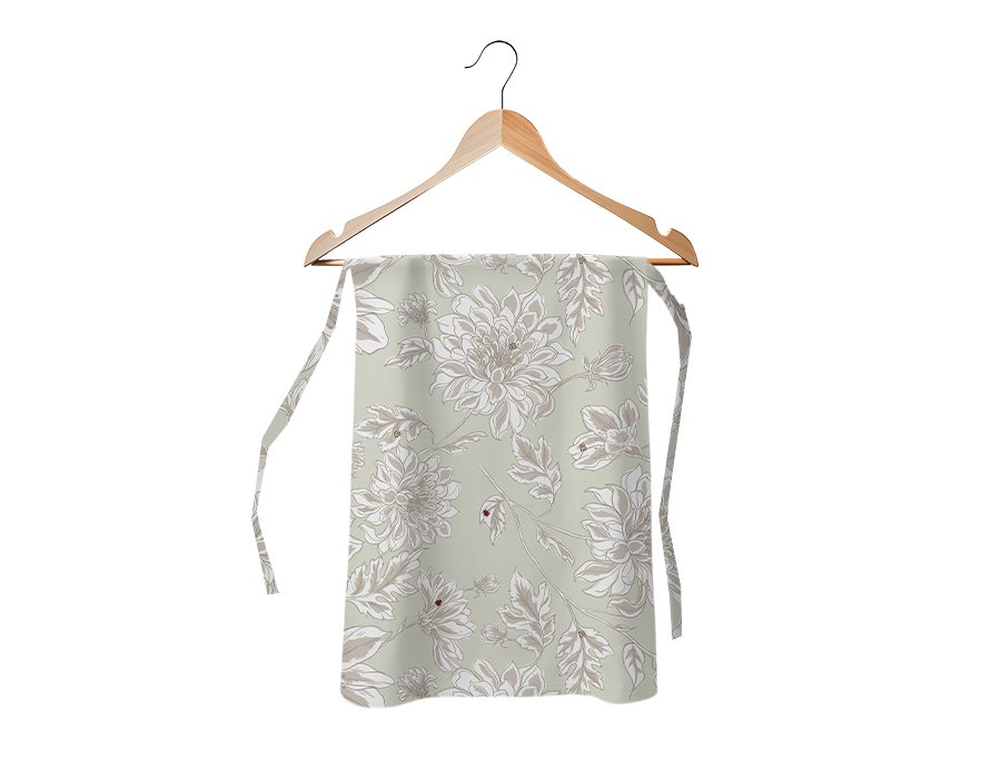 Delantal Cintura Spring Verde (Lino Viscosa)