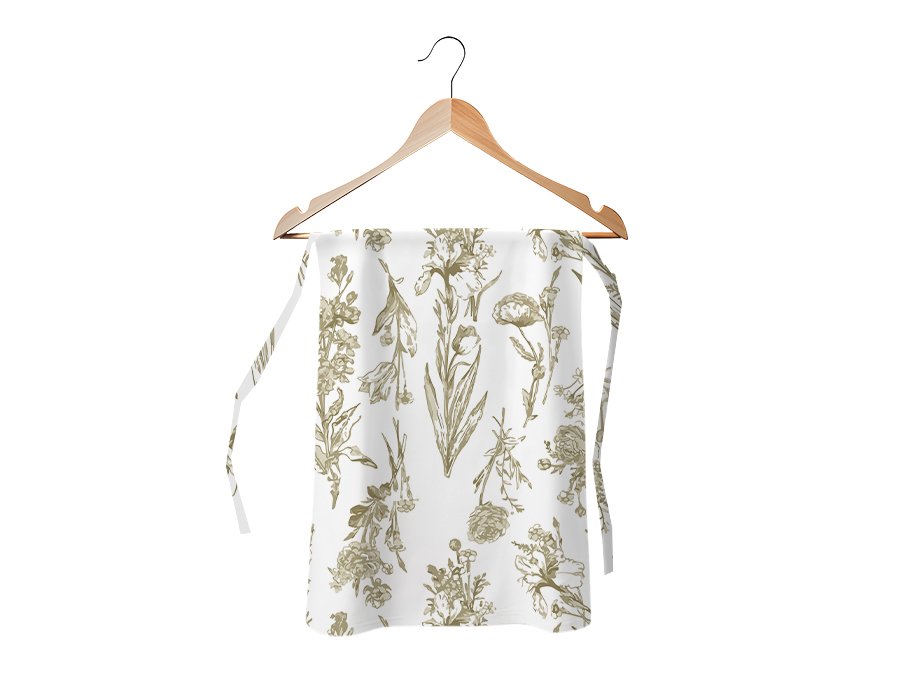 Delantal Cintura Vintage (Lino Viscosa)