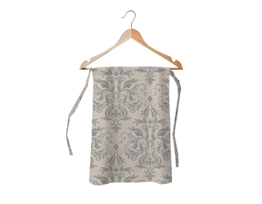 Delantal Cintura Dusty Gris (Lino Viscosa)