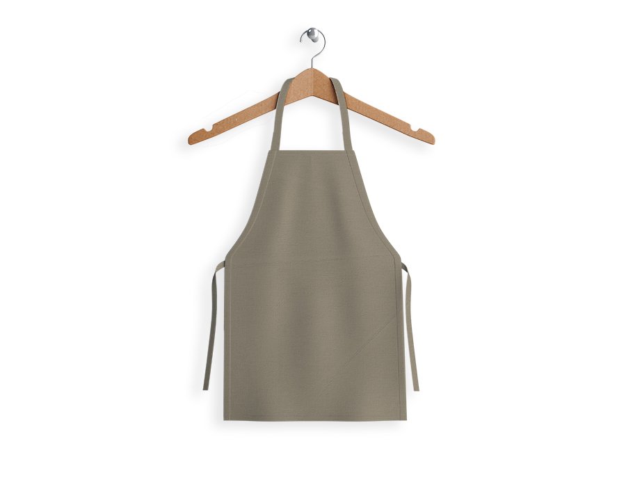 Delantal Niño Liso Visón (Gabardina)
