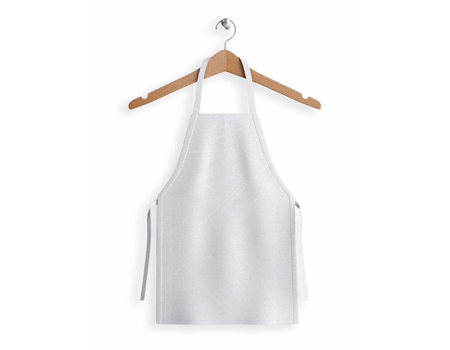 Delantal Niño LISO BLANCO (GABARDINA)