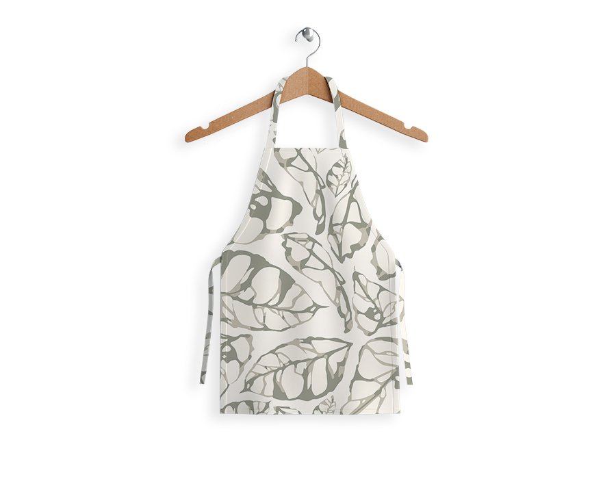 Delantal Infantil Foglie Verde  Antimanchas