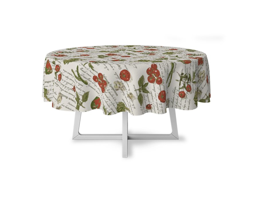 Mantel Redondo Provenzal (Acrílico)