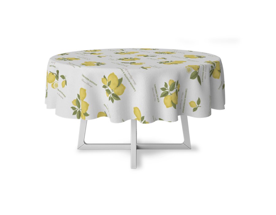 Mantel Redondo Lemons (Acrílico)