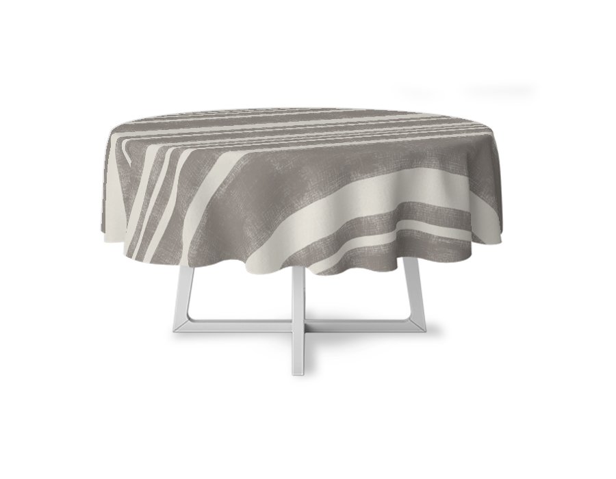 Mantel Redondo Raya Choco (Gabardina)