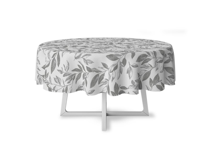 Mantel Redondo Toile (Lino Viscosa)