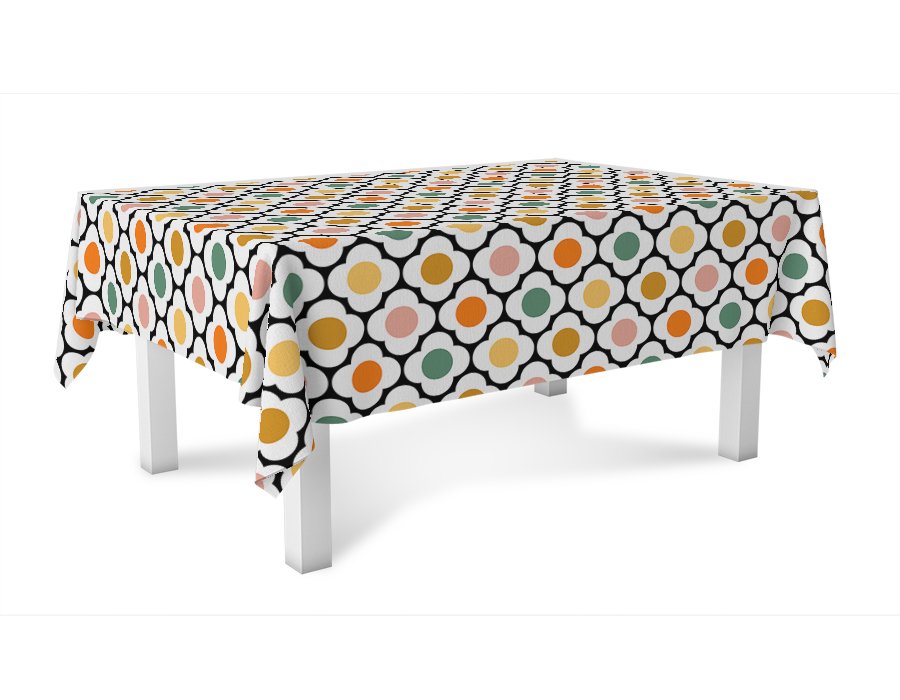 Mantel Rectangular HAPPY MULTI (GABARDINA)