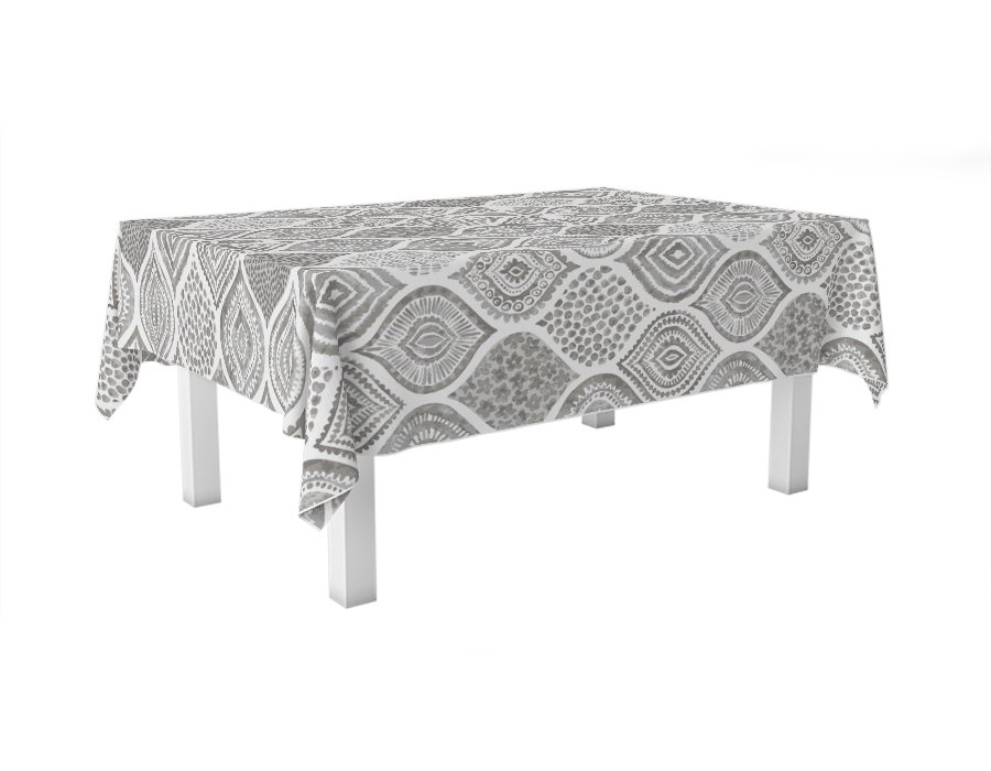 Mantel Rectangular Batik Visón Antimanchas