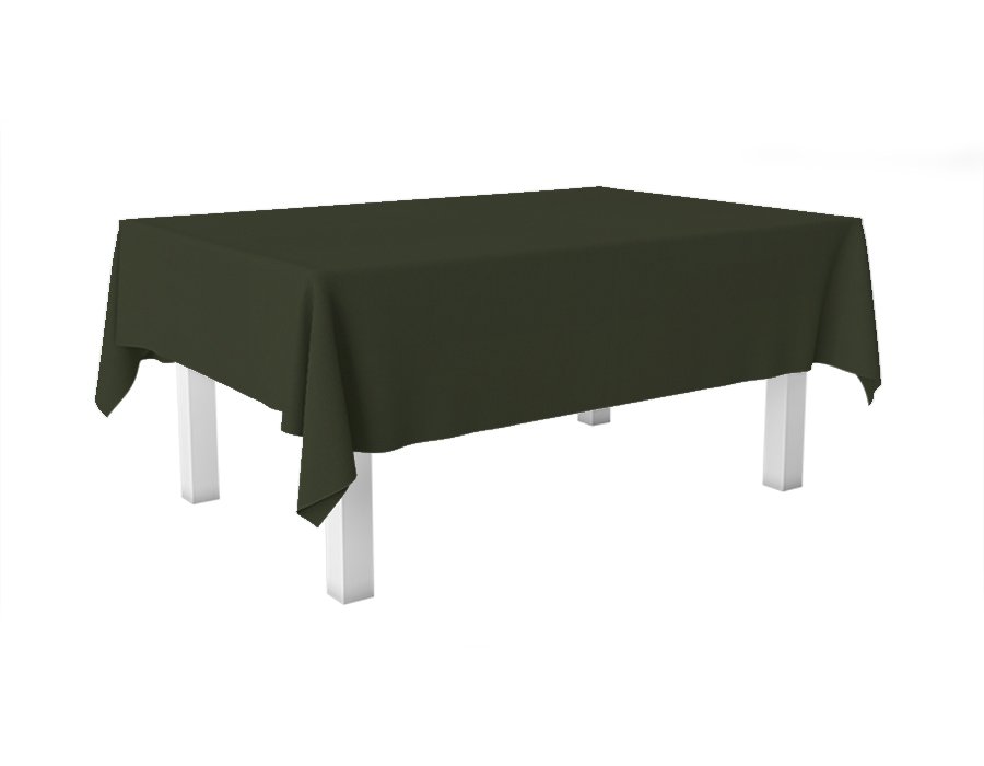 Mantel Rectangular Liso Verde (Gabardina)