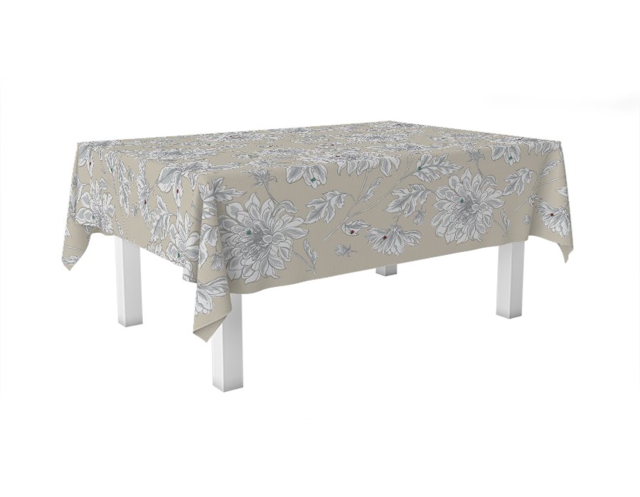 Mantel Rectangular Spring (Lino Viscosa)