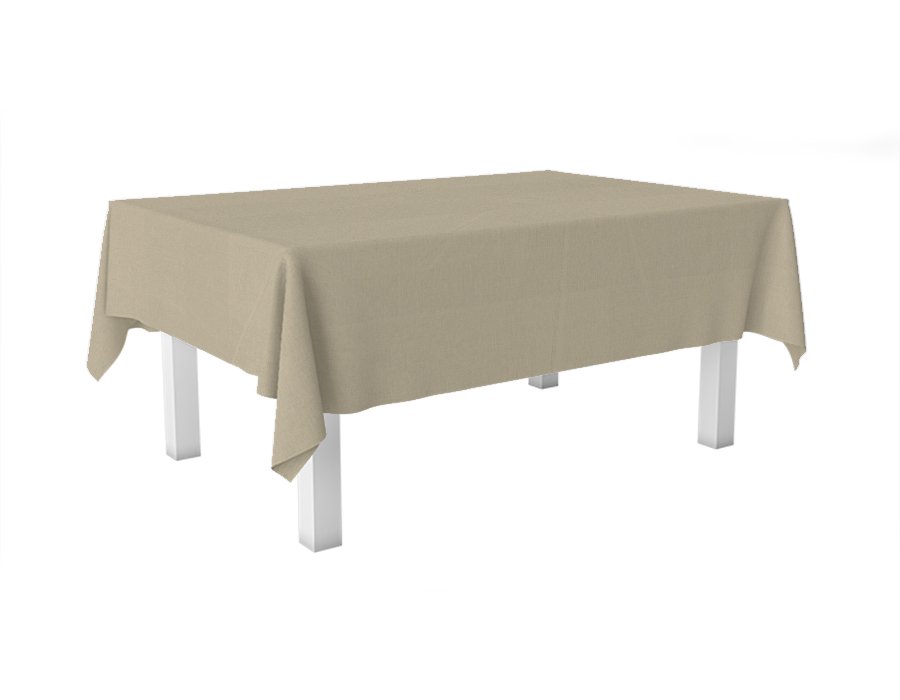 Mantel Rectangular Liso Arena (Gabardina)