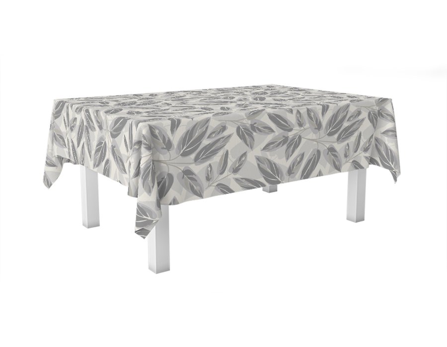 Mantel Rectangular Alba Gris Antimanchas