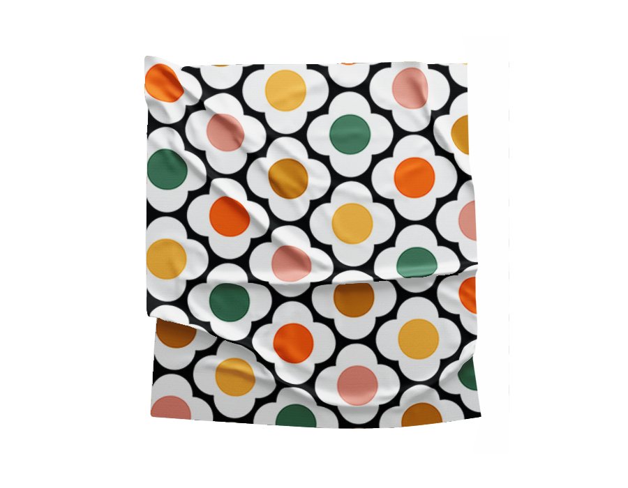 Mantel Picnic HAPPY MULTI (GABARDINA)