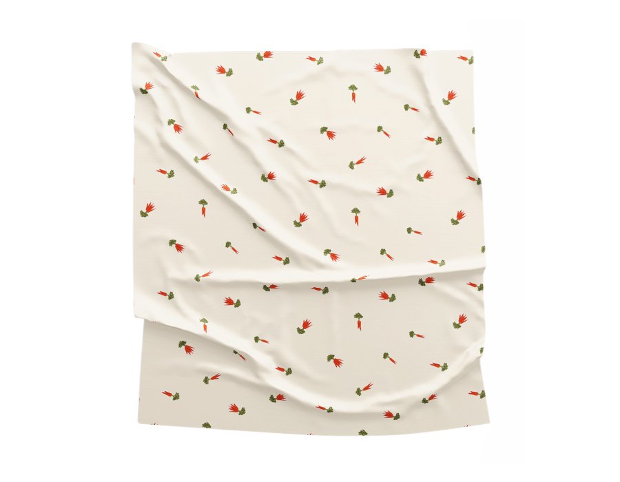 Mantel Picnic CARROT (GABARDINA)