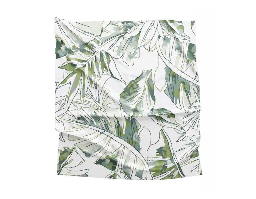 Mantel Picnic Palmas Verdes (Gabardina)