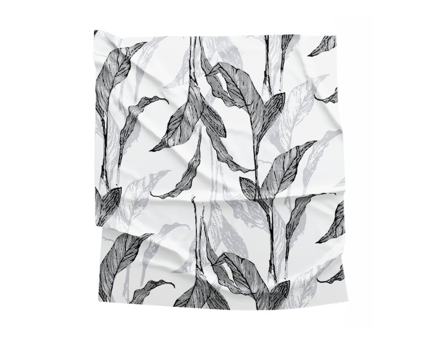 Mantel Picnic Tropic Black (Gabardina)