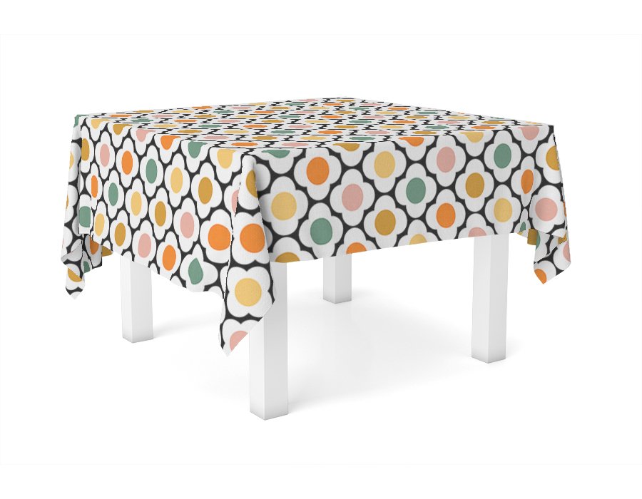 Mantel Cuadrado HAPPY MULTI (GABARDINA)