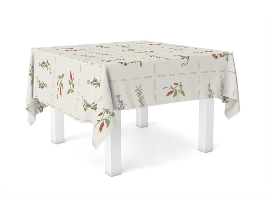 Mantel Cuadrado Especias (Acrílico)