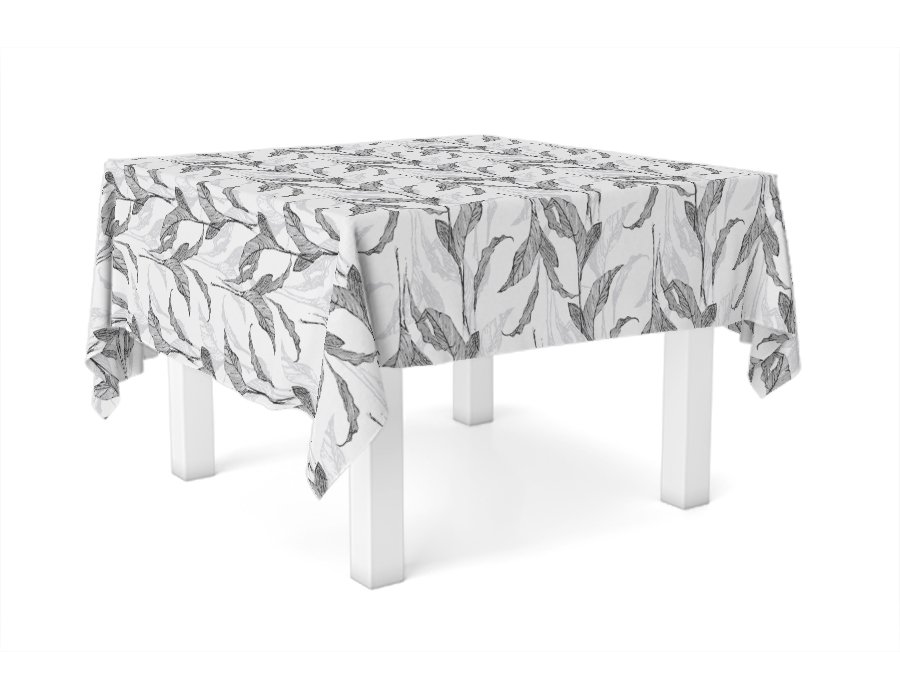 Mantel Cuadrado Tropic Black (Gabardina)