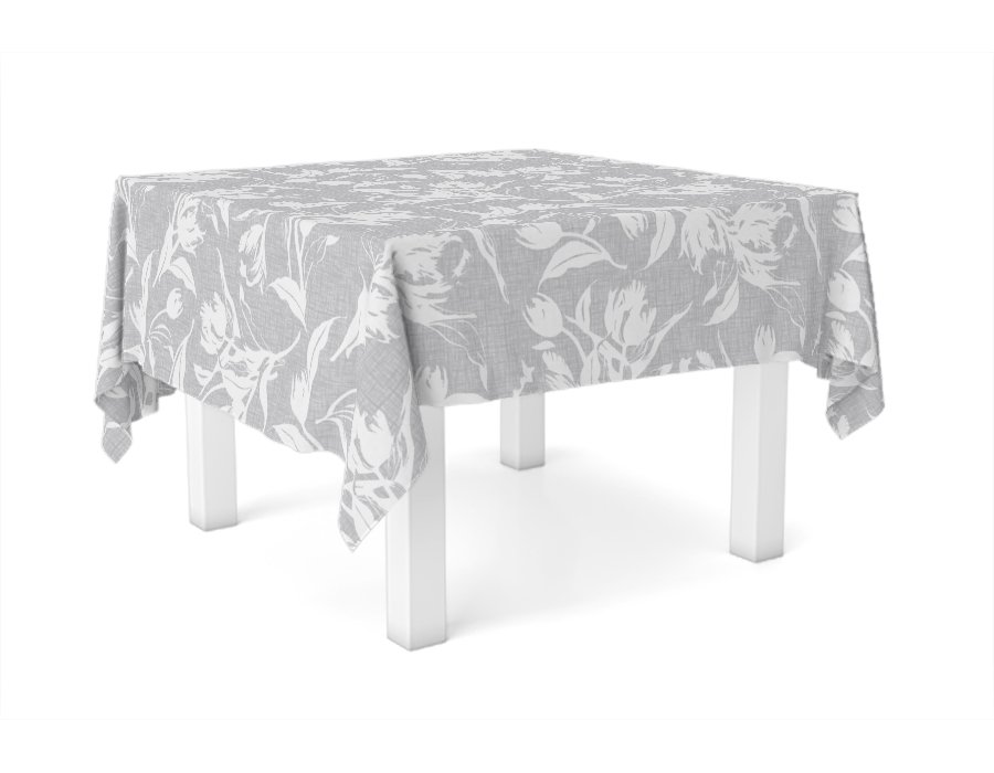 Mantel Cuadrado Tulipanes Antimanchas