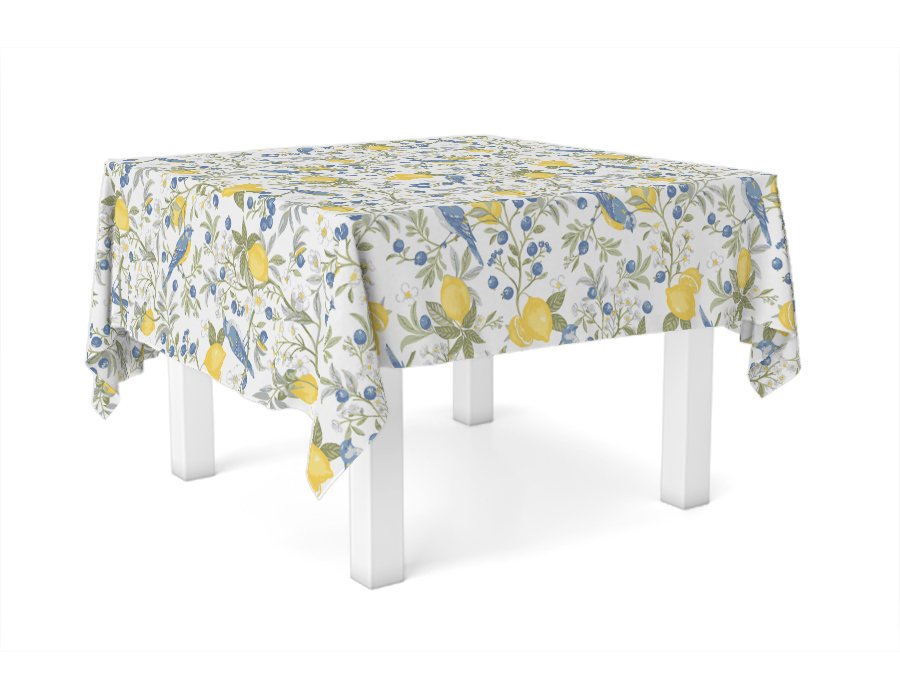 Mantel Cuadrado Lemon (Lino Viscosa)