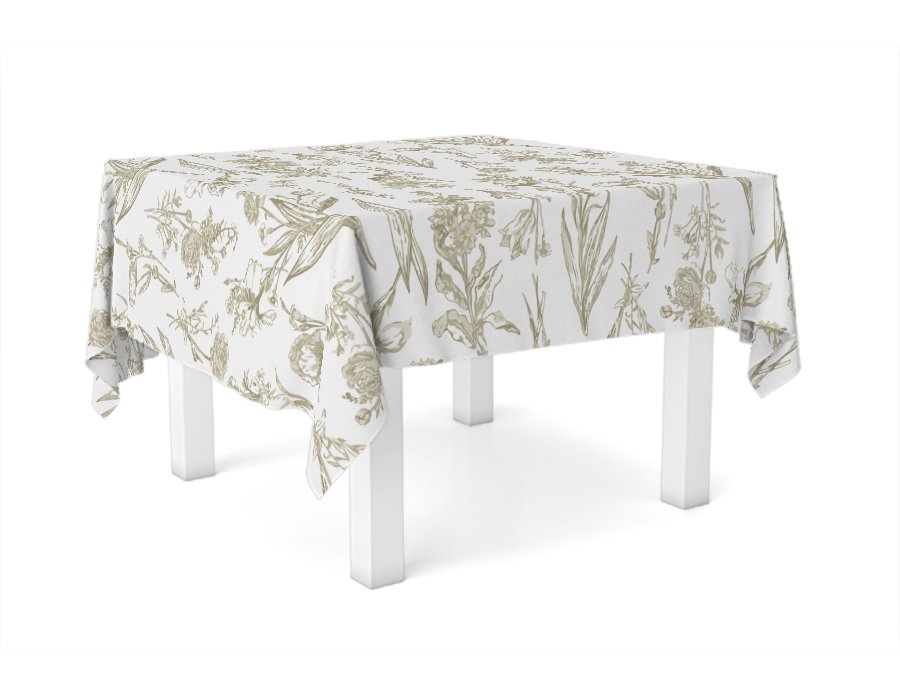 Mantel Cuadrado Vintage (Lino Viscosa)