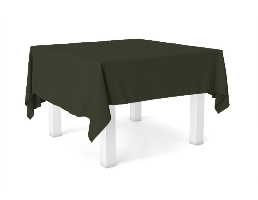 Mantel Cuadrado Liso Verde (Gabardina)
