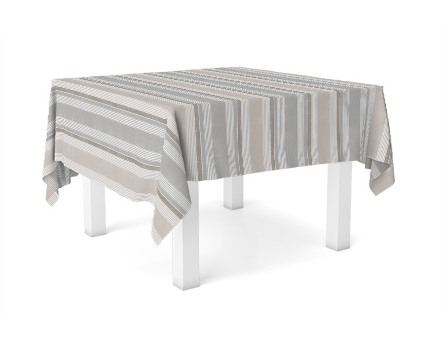 Mantel Cuadrado Bruma Vison (Gabardina)