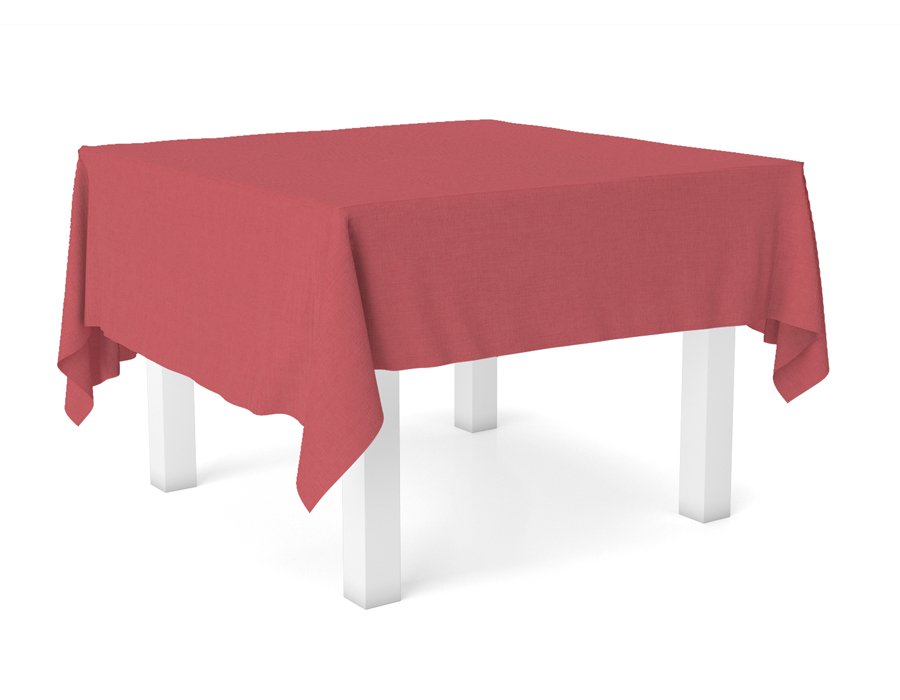 Mantel Cuadrado LISO ROJO (GABARDINA)