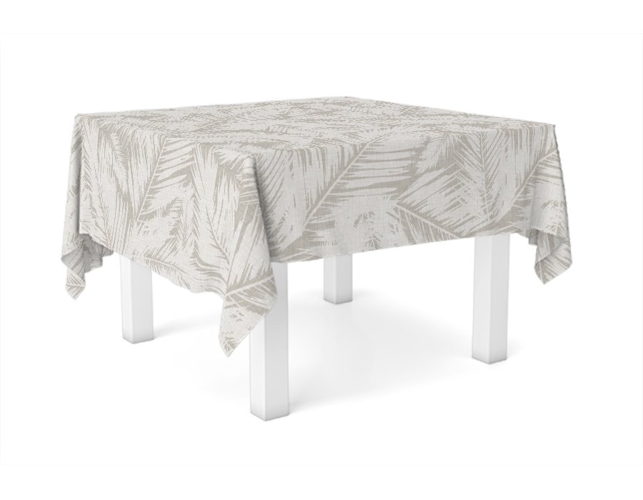 Mantel Cuadrado Palm (Lino Viscosa)