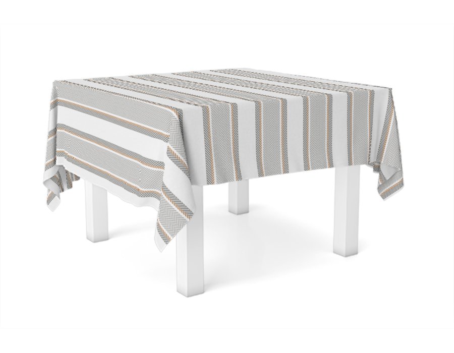 Mantel Cuadrado Espigas (Lino Viscosa)