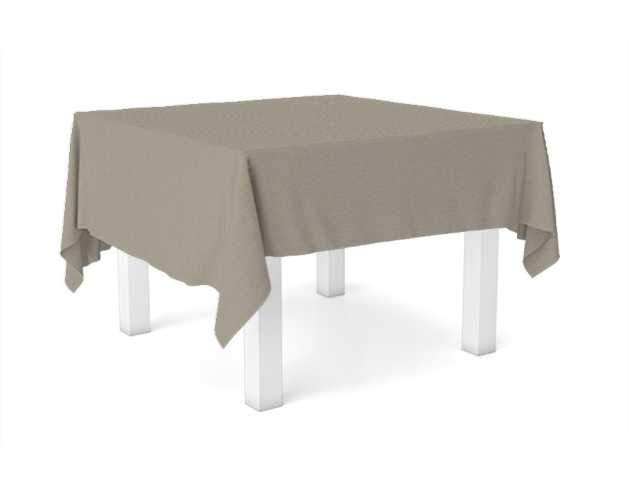Mantel Cuadrado Tusor Beige
