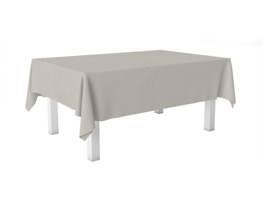 Mantel Rectangular Tusor Crudo