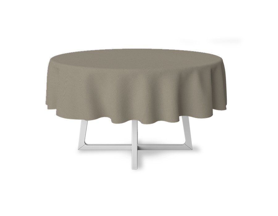Mantel Redondo Tusor Beige