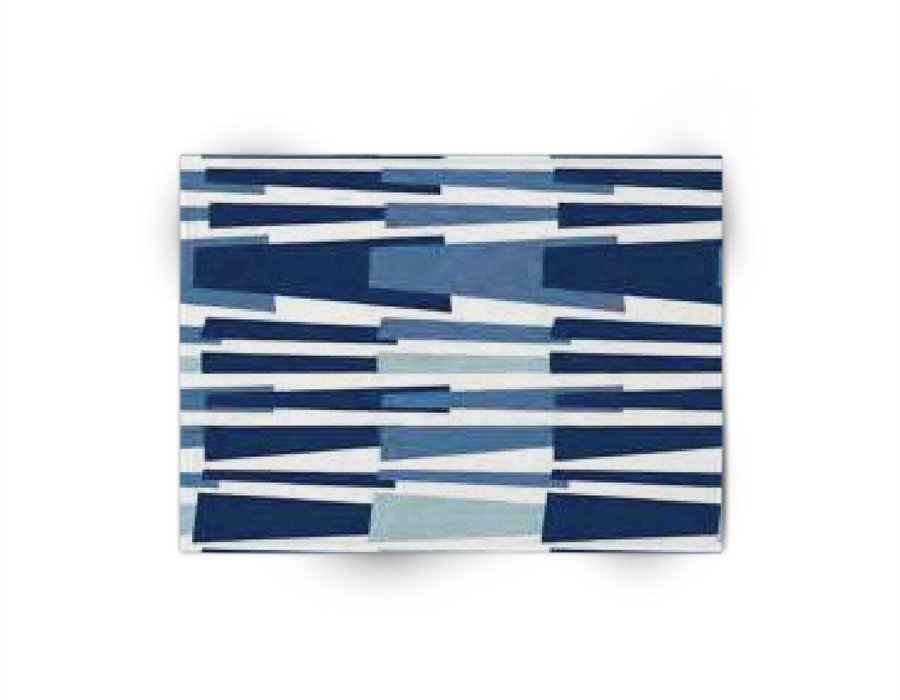 Individual RAYA QUEBRADA AZUL (GABARDINA)