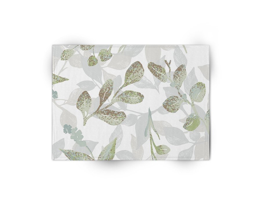 Individual Flower Verde Antimanchas