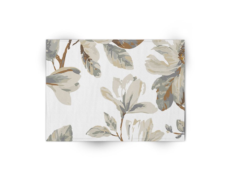 Individual Magnolias (Lino Viscosa)